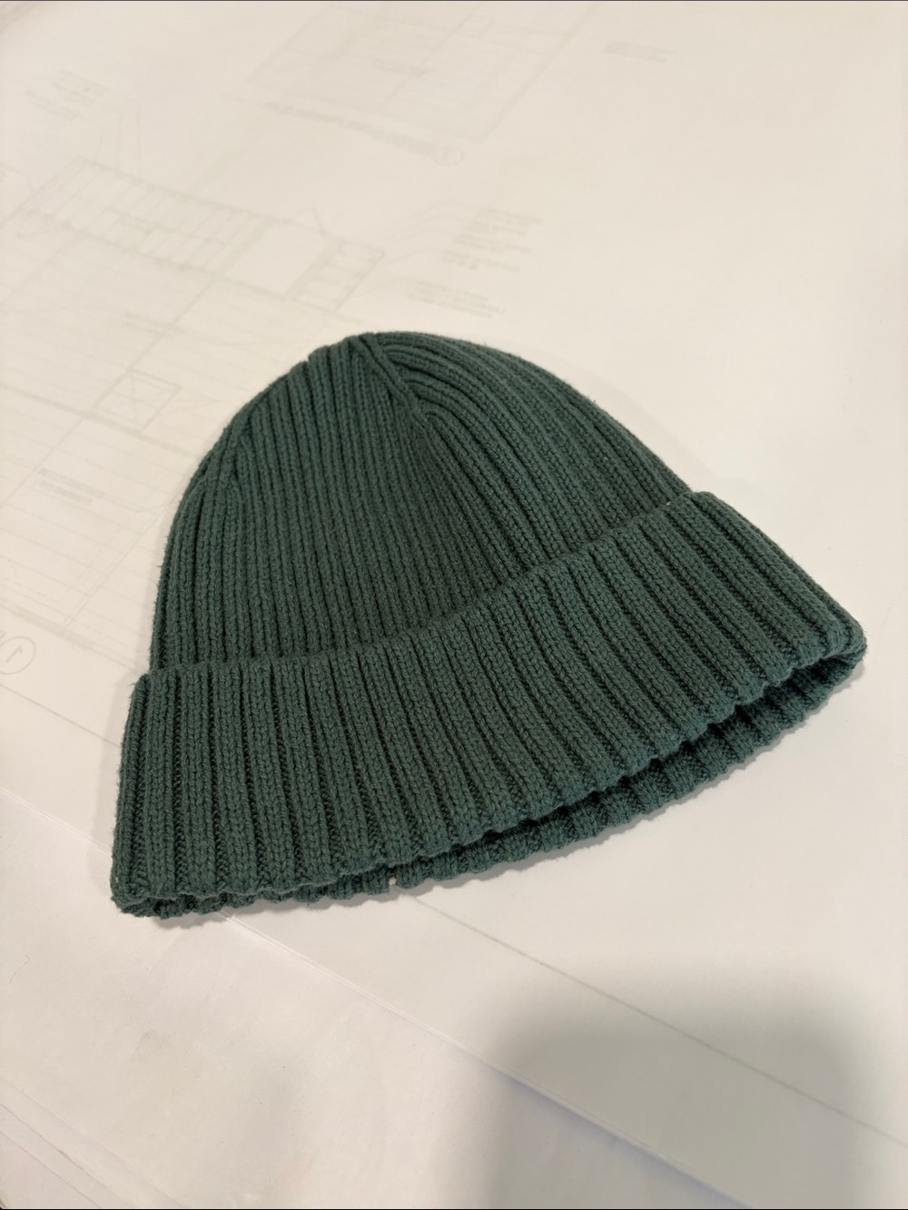 H&M Kids Ribbed Knit Beanie - Dark Teal